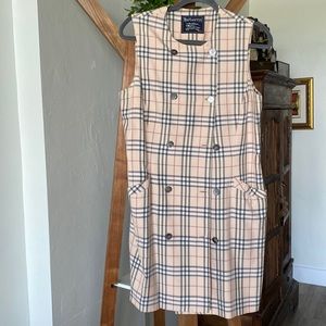 Gorgeous Vintage Burberrys Dress in New Condition Size 12